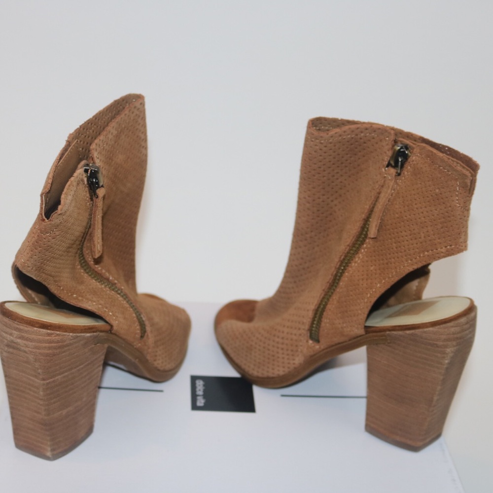 Dolce Vita Noele Bootie Saddle Suede New $180 - Picture 2 of 4